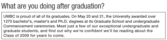 What are you doing after graduation?
