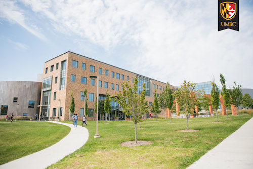Exterior of the Performing Arts and Humanities Building.