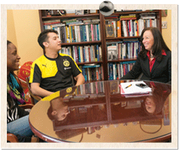 Nancy Young says residence halls are a key part of the “cultural interaction” at UMBC.